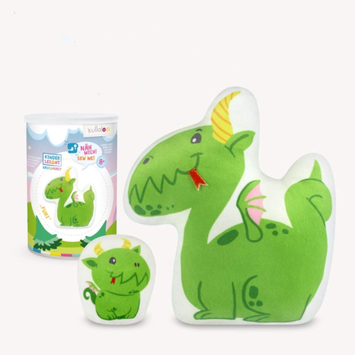 kullaloo Kinderleicht Sewing Kit with Learning Theme (Dragon Furi)