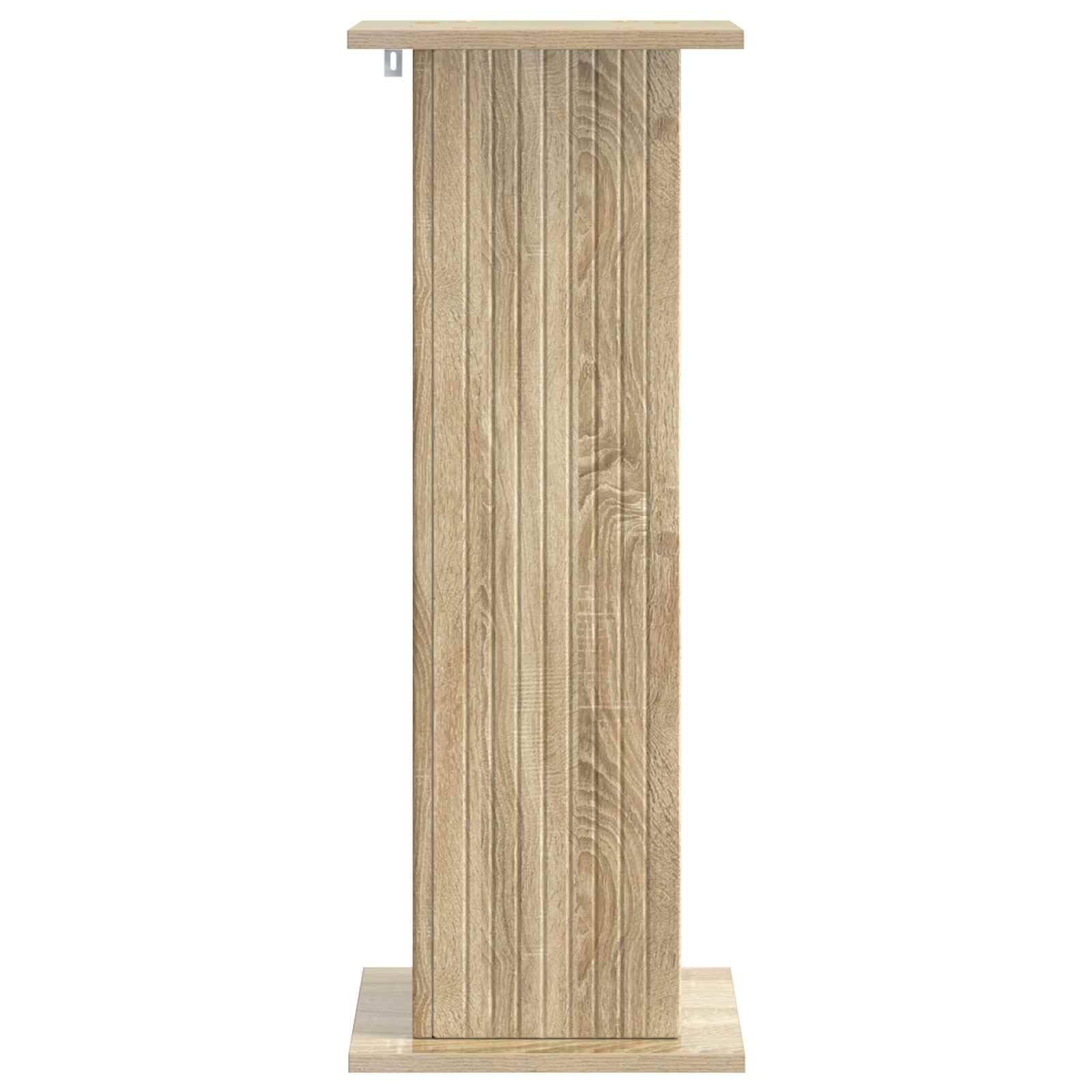 Stojak na rośliny Dąb Sonoma 30,5 x 30 x 80,5 cm z Drewna Inżynieryjnego