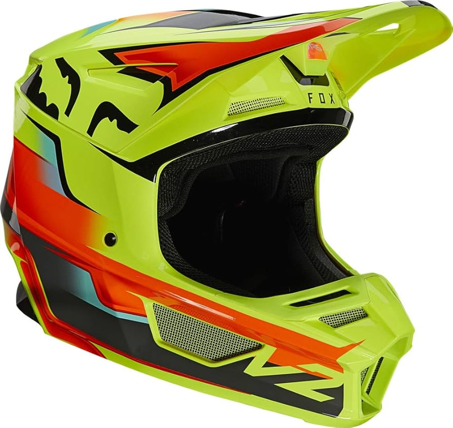 未使用 PRIME GREEN MATTE R.E.D. HELMET M-L Amazon.com: Fox Racing Unisex V2 Motocross Dirt Bike Helmet, Multi