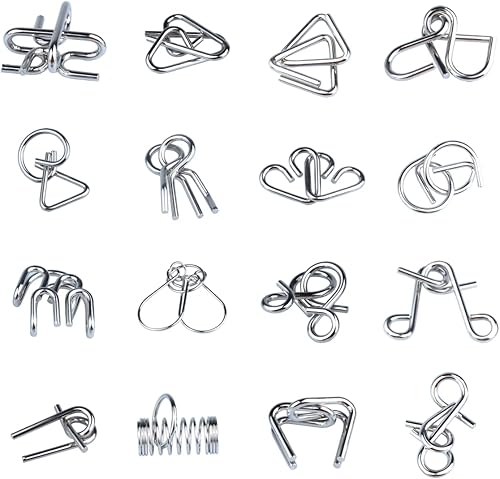 Miniatura 4 de Rompecabezas de rompecabezas para juegos de rompecabezas, juguetes educativos, rompecabezas mentales, rompecabezas de metal para niños y adultos,