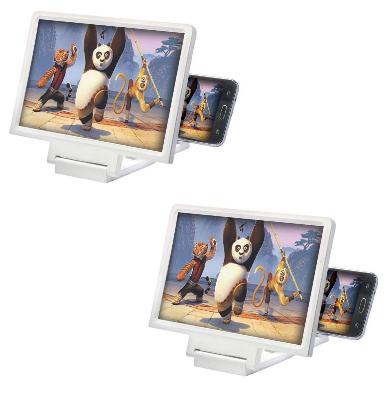 Mobile Phone 3D Screen Magnifier Enlarger Video Screen Amplifier with Eyes Protection Enlarged Foldable Stand Holder Expander-(Festive -Buy 1 Get 1 Free)-image-36