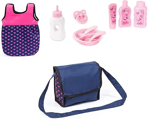Miniatura 3 de Bayer Muñecas Mega Set de cochecito, fácilmente adaptable a la altura de su hijo, el cochecito es adecuado para muñecas de hasta 18", saco de dormir