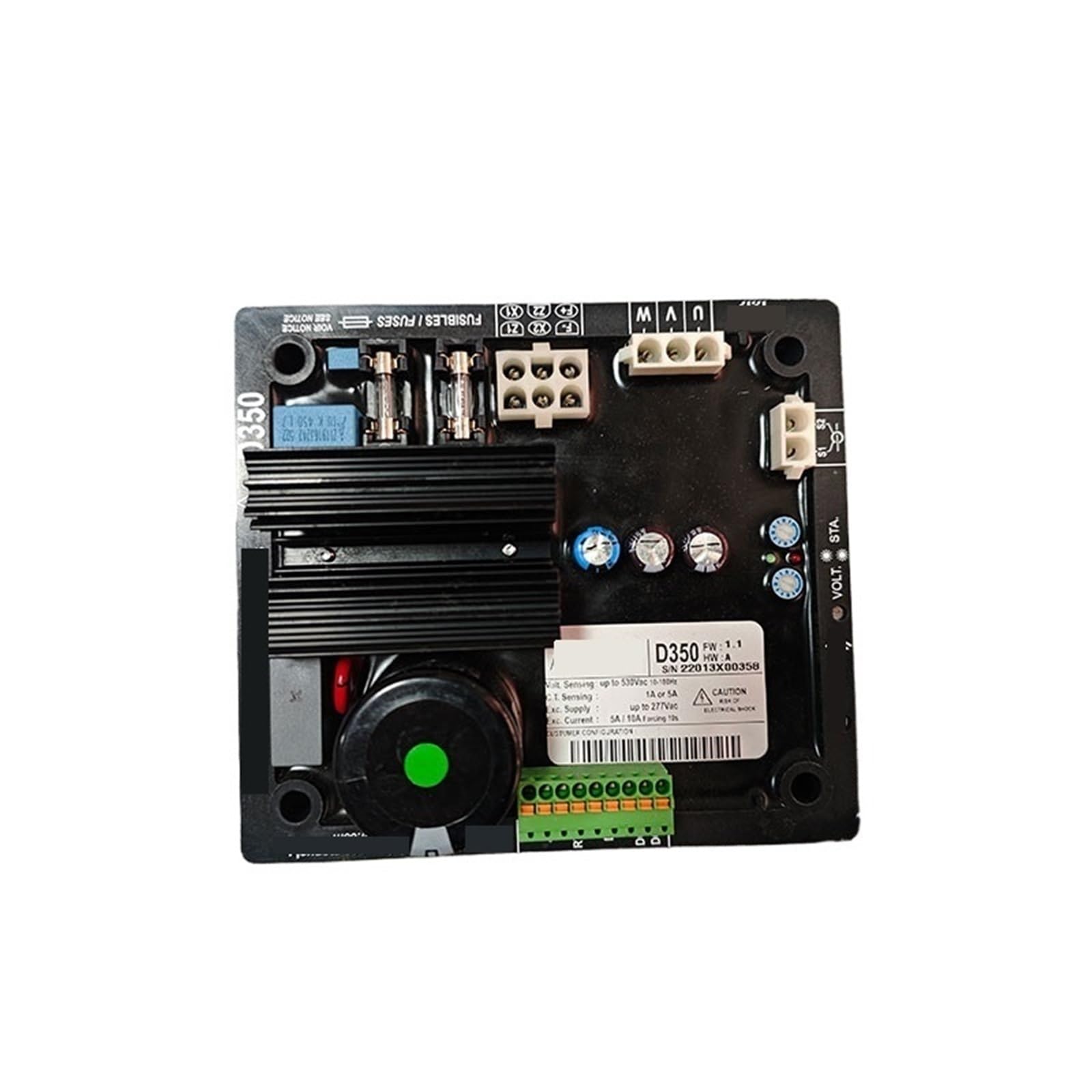PWANUIGTE 1PCS D350 diesel Generator Accessories AVR Automatic Voltage Regulator Excitation Board