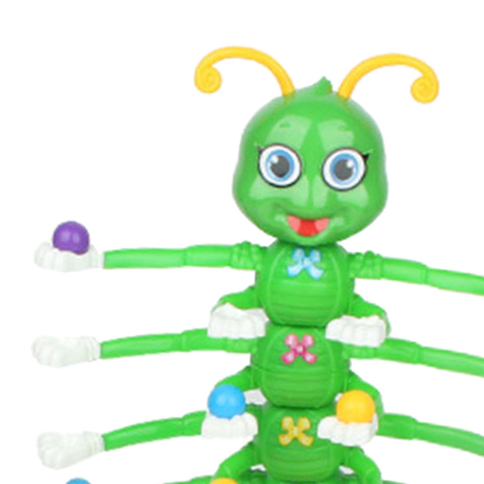 Juego de Mesa de Equilibrio con Rompecabezas de Oruga Eléctrica Wiggle Toys para 2-4 Jugadores.