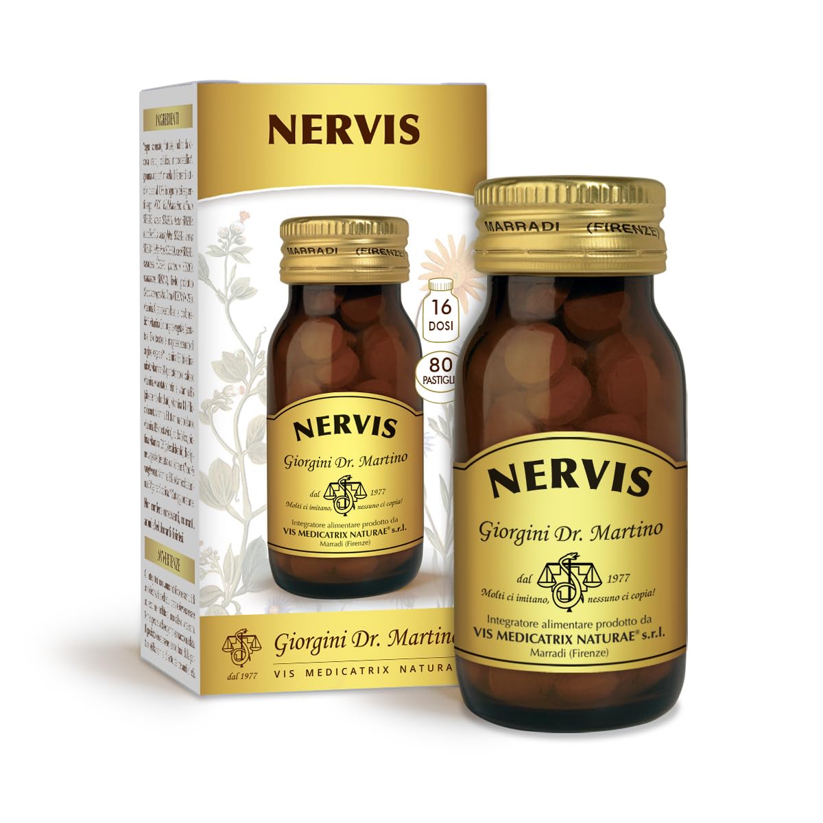 Dr Giorgini Integratore Alimentare, Nervis Pastiglie - 40 g