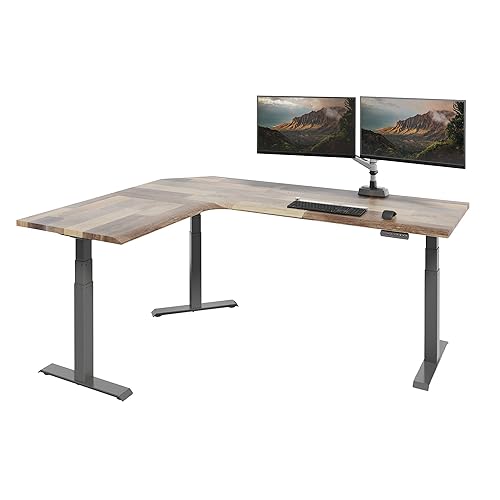 Vari ComfortEdge 80x60 L-Shape Electric Standing Desk – Height Adjustable