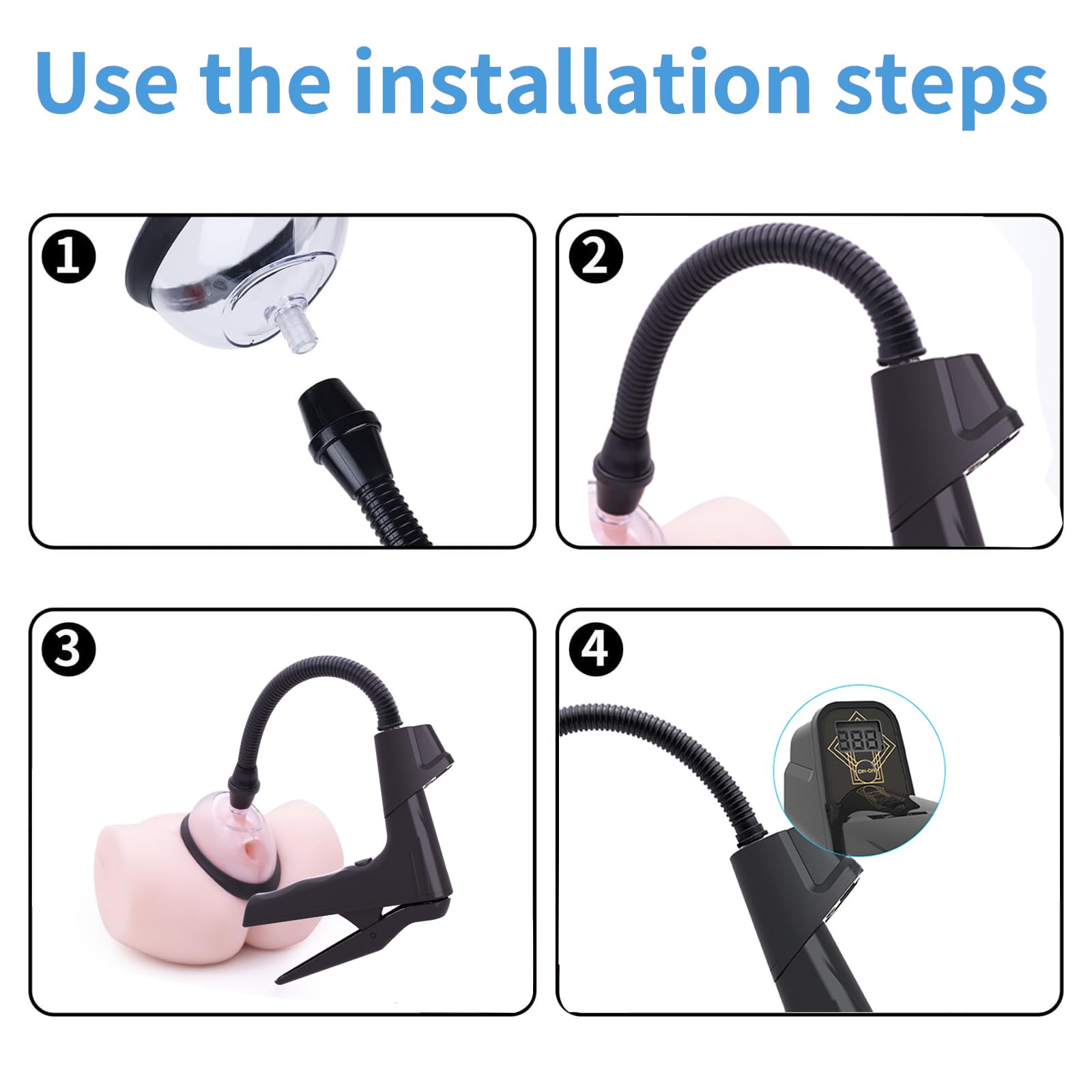 Penispumpe, weibliches Sexspielzeug, leistungsstarkes Vaginalpumpensystem  mit Vakuum-Ablassventil (mit Manometer), manuelle Klitorispumpe für  intensive Stimulation : Amazon.de: Drogerie & Körperpflege