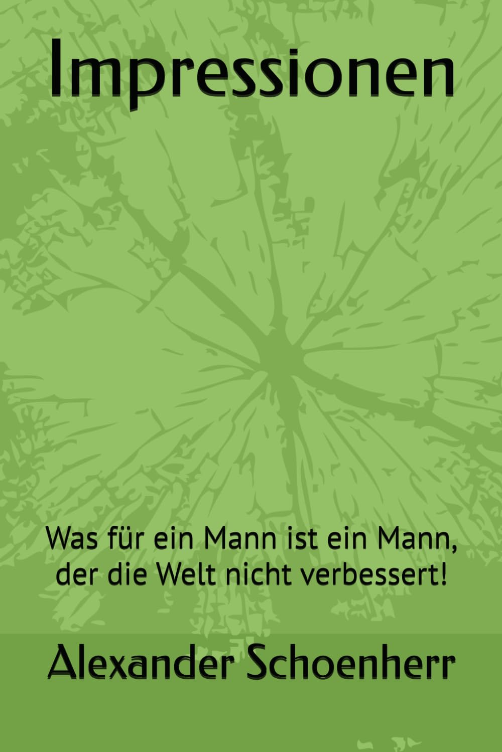 Impressionen: Was für ein Mann ist ein Mann, der die Welt nicht verbessert!