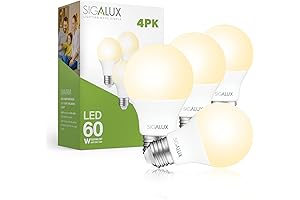 Sigalux LED Light Bulb: Warm White Glow for Enhanced Illumination