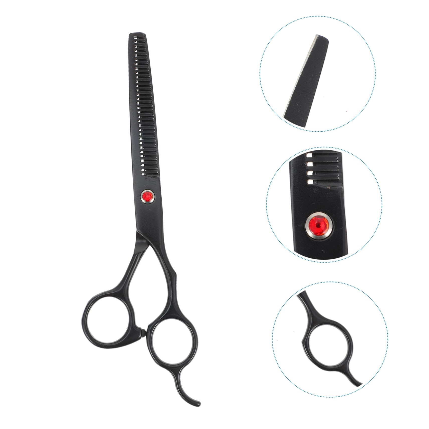 Ipetboom 2pezzi Forbice Per Sfoltire Professionale Acciaio Inossidabile Con Denti Strumento Da Parrucchiere Per Taglio e Texture Dei Per Barber e Saloni Di Bellezza