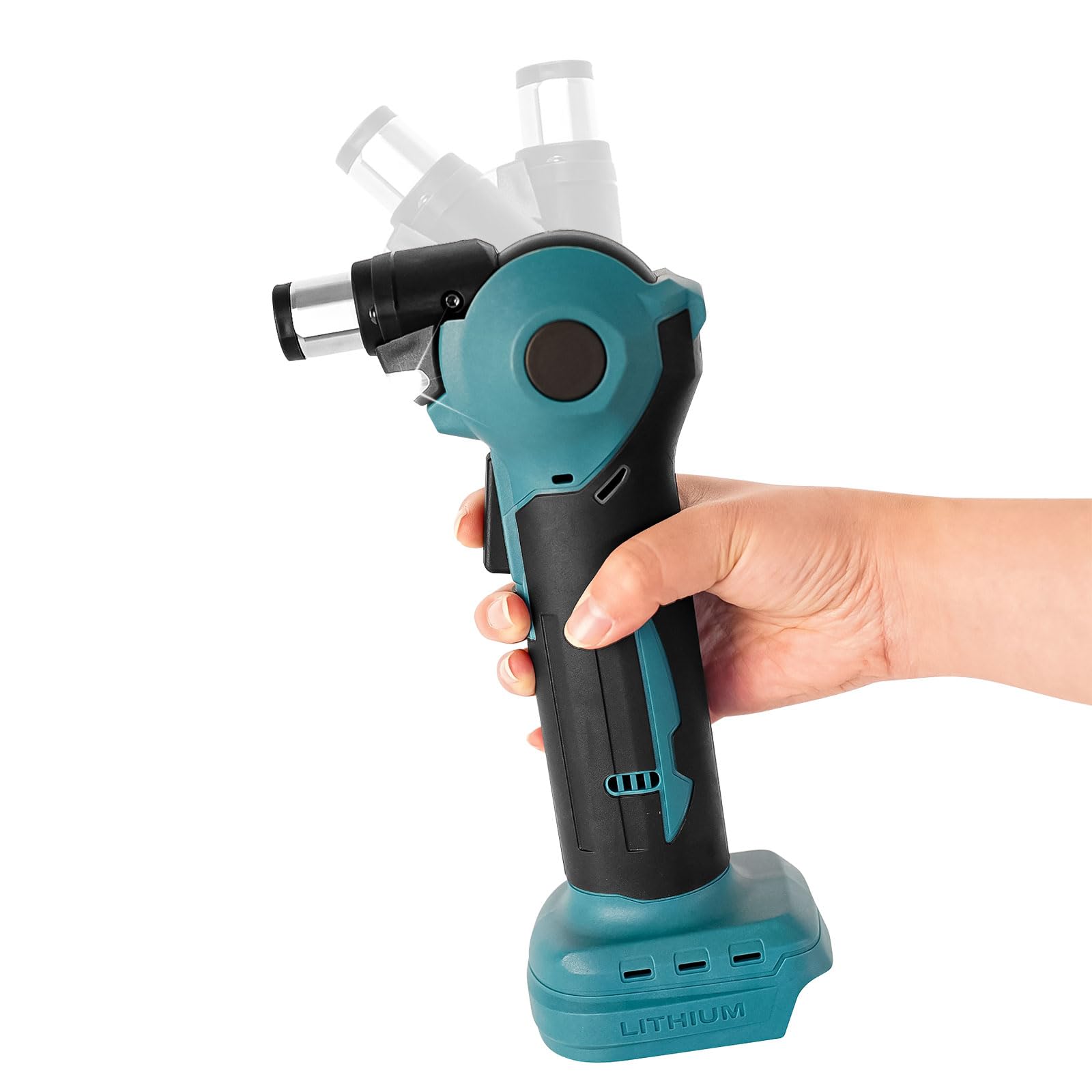 Marteau automatique sans fil pour Makita batterie 18 V, marteau à clou électrique avec tête réglable à 3 positions, pince magnétique pour percer le bois et les métaux mous (sans batterie)