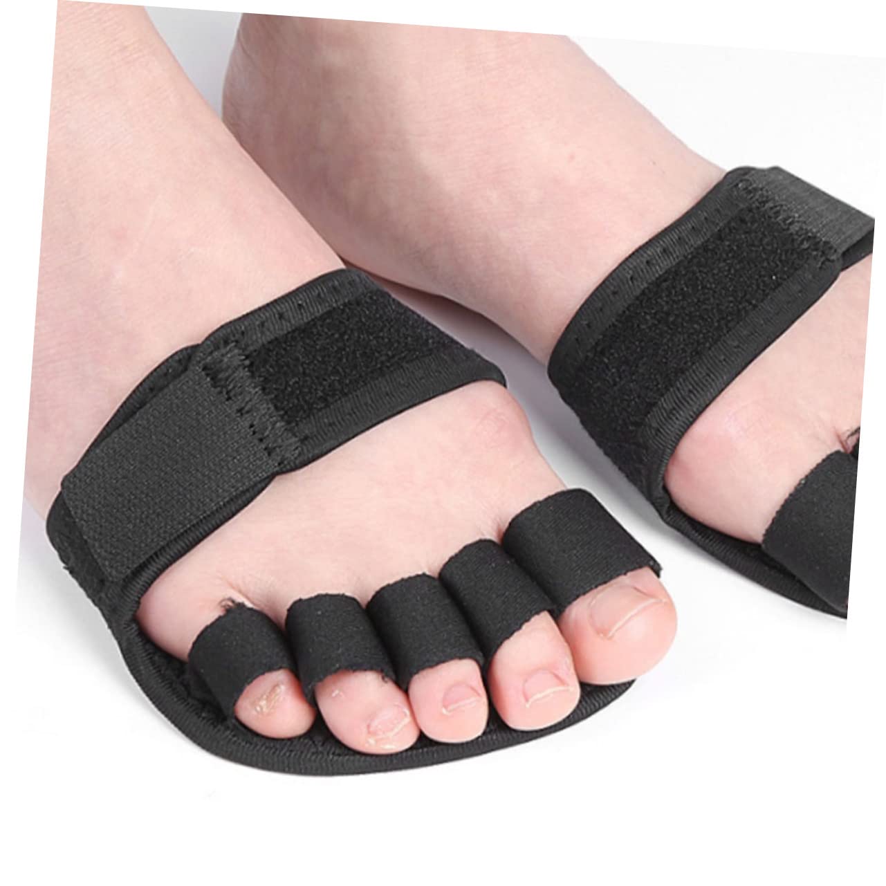 FOMIYES Toe Support Half Socks Non-Slip Grip Socks for Dance Shoe Soles Protection Women Men Yoga