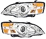 For Subaru Legacy/Outback Headlights Lamps Set 2006 2007 Halogen Chrome Trim Driver and Passenger Side