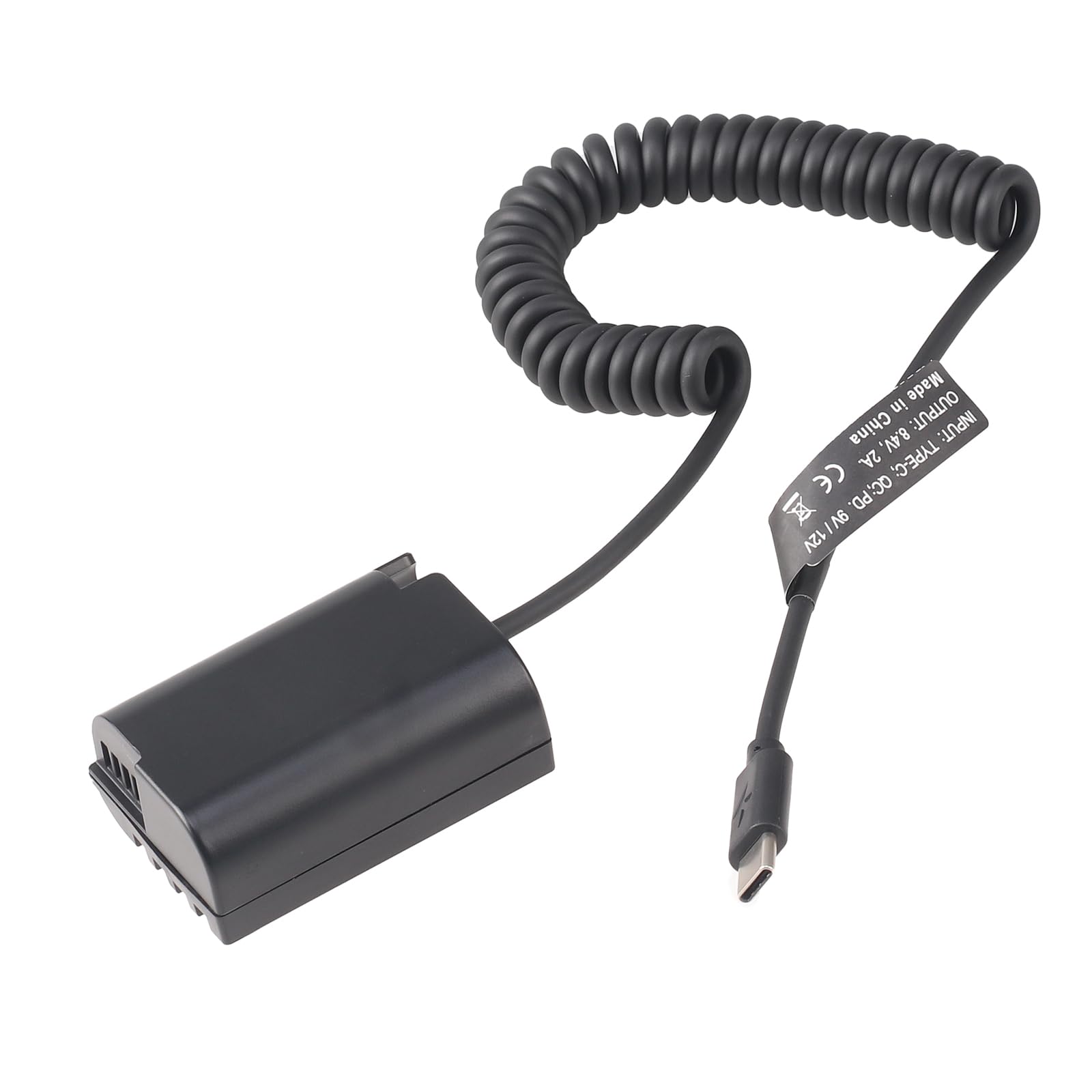 Batterie Factice Et Adaptateur Alvin Pour Panasonic Lumix GH5II, GH6, S5II, Etc. - Alimentation Continue 3,4 M