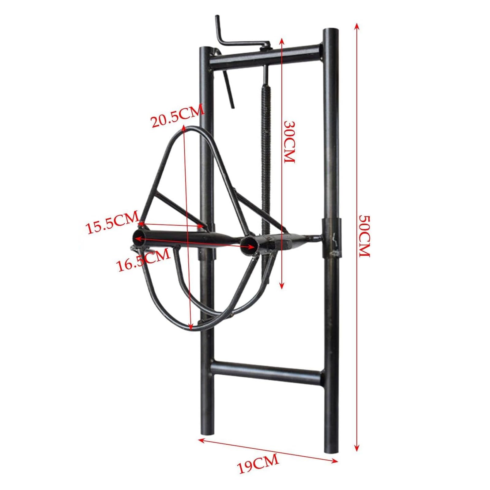 Soporte de Cabeza de Oveja Ajustable, Acero de 1.6mm, Ajuste de Altura, sujeción Segura Durante Las Tijeras y el Cuidado de la pezonza, diseño Robusto para Cabras y ovejas, fácil Montaje en la Valla
