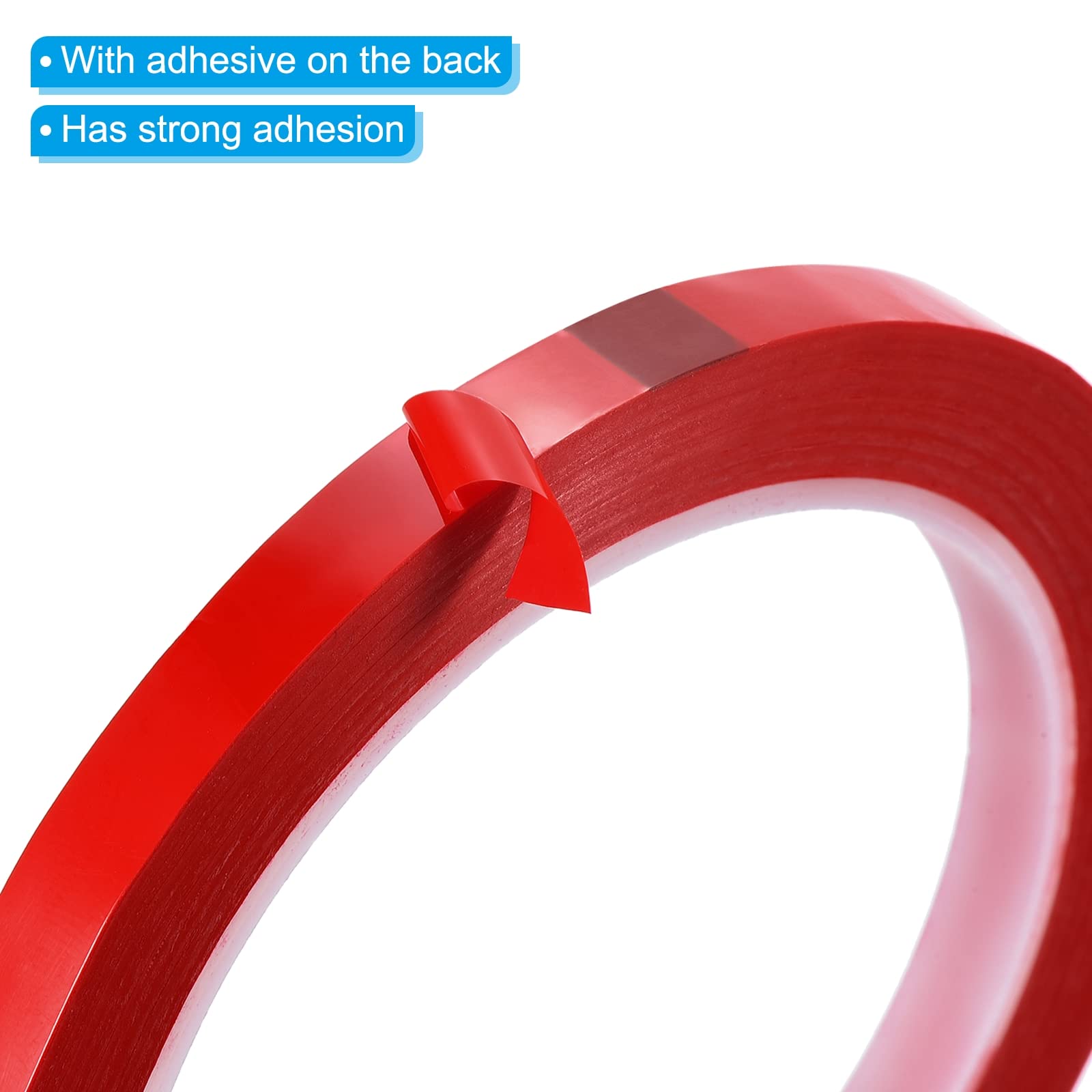 PATIKIL Whiteboard Tape 8mm X 66m, 3 Pack Thin Dry Erase Tape for Graphic Chart Marking DIY Art Red - Image 4