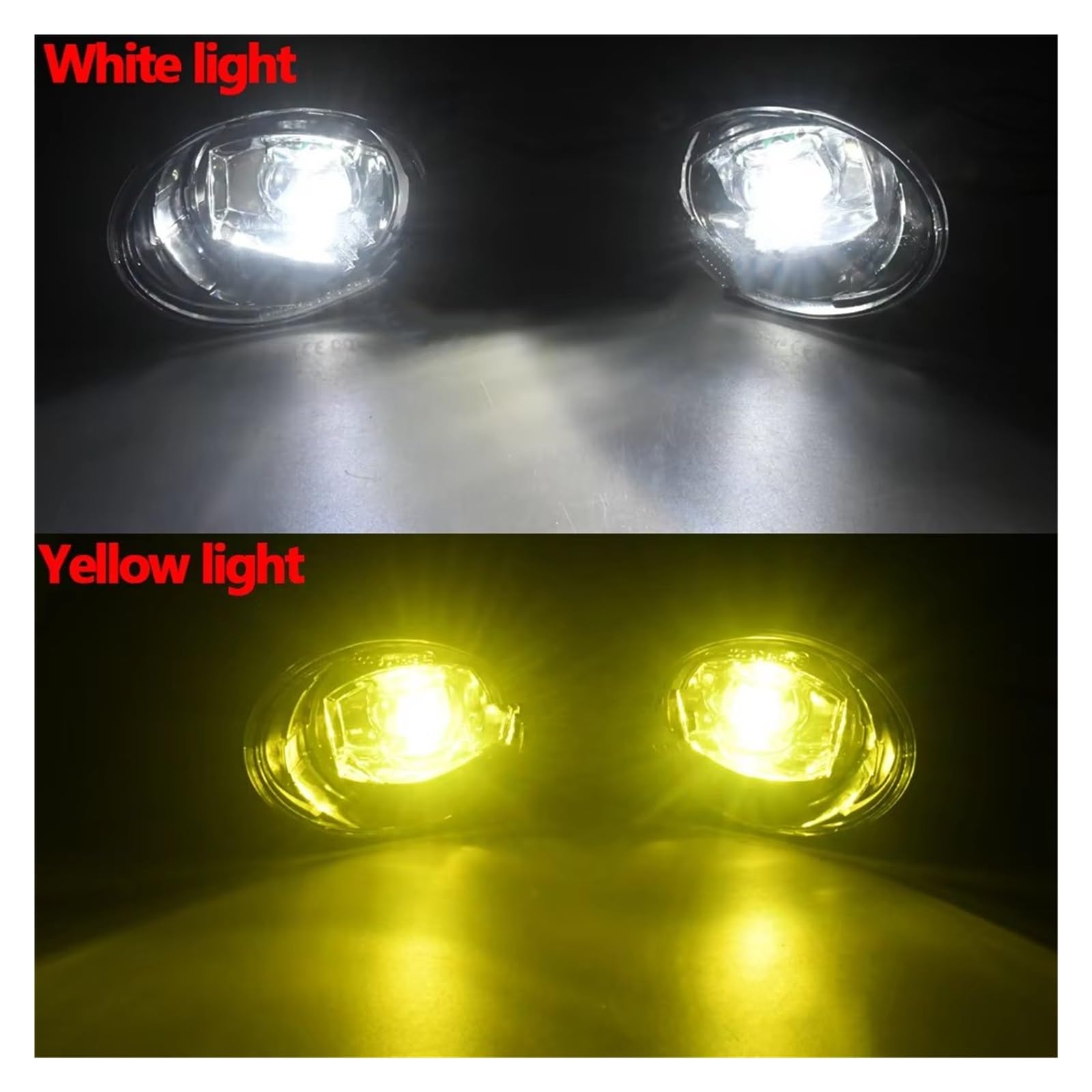 Genérico 2 Faros Antiniebla LED 30 W Para VW Para Tiguan (5N_) 2012-2016 Parachoques Delantero Coche Lámpara Canbus 9006 12 V Faros Antiniebla