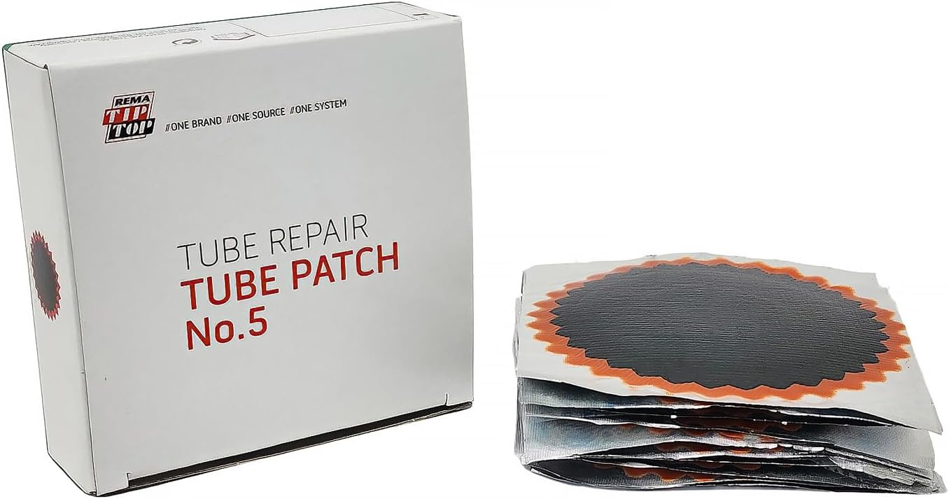 Rema Tip Top No. 5 Tube Patch, 10 Units of 33/4 inch Round