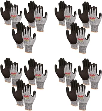 Dice&Do Multiple Packs, Beybi CL300 Latex Coated Cut Resistant Gloves | EN388 & EN420 Certified