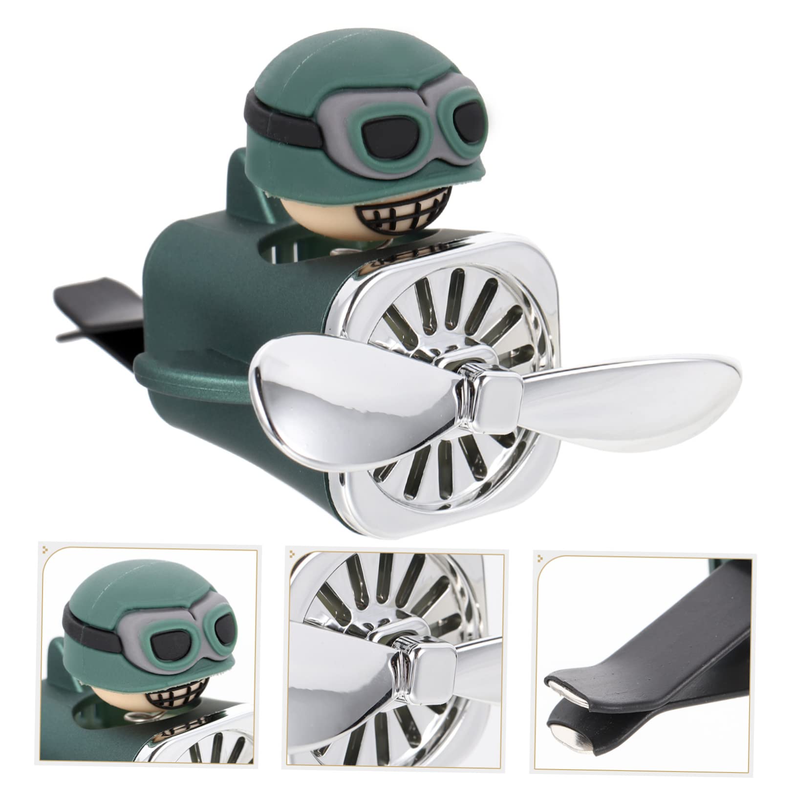 SOLUSTRE 3st Pilotenverzierungen Diffusoren Für Ätherische Öle Auto-diffusor-entlüftungsclip Auto Lüftung Auto Aroma Automatischer Entlüftungsclip Autoclip Auslasserfrischer Pvc