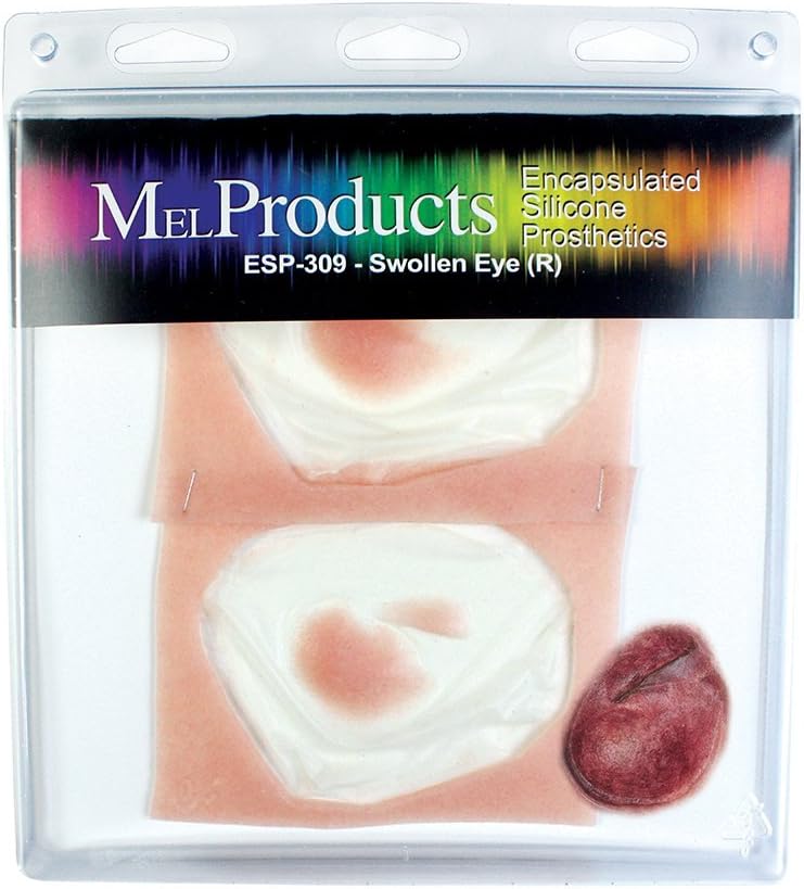 MEL Products Encapsulated Silicone Prosthetic ESP 309 Large Right Swollen Eye
