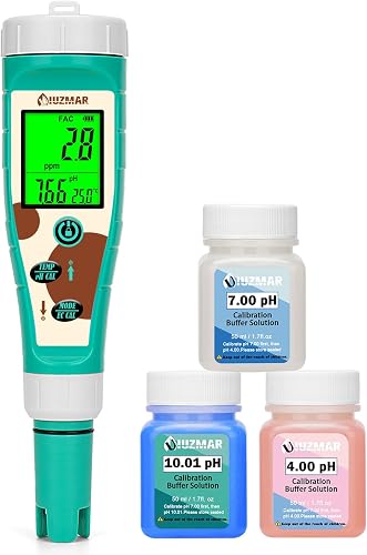 UIUZMAR Mesureur de pH Chlore Sel pour Piscine Testeur D'…