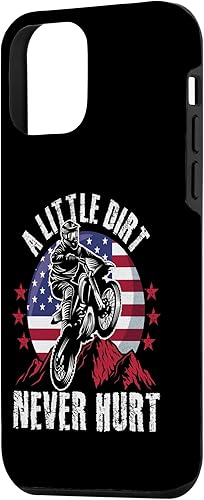Miniatura 2 de iPhone 12 mini Cool Dirt Bike USA Men Women Kids Motocross Dirt Bike Lover Case