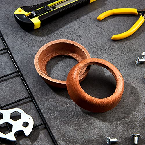 Photect 2 Stück Ledermanschetten Schwengelpumpe Typ 75 Kolbenmanschetten Schwengelpumpe Ersatzteile für Wasserpumpen (Braun, Typ 75)