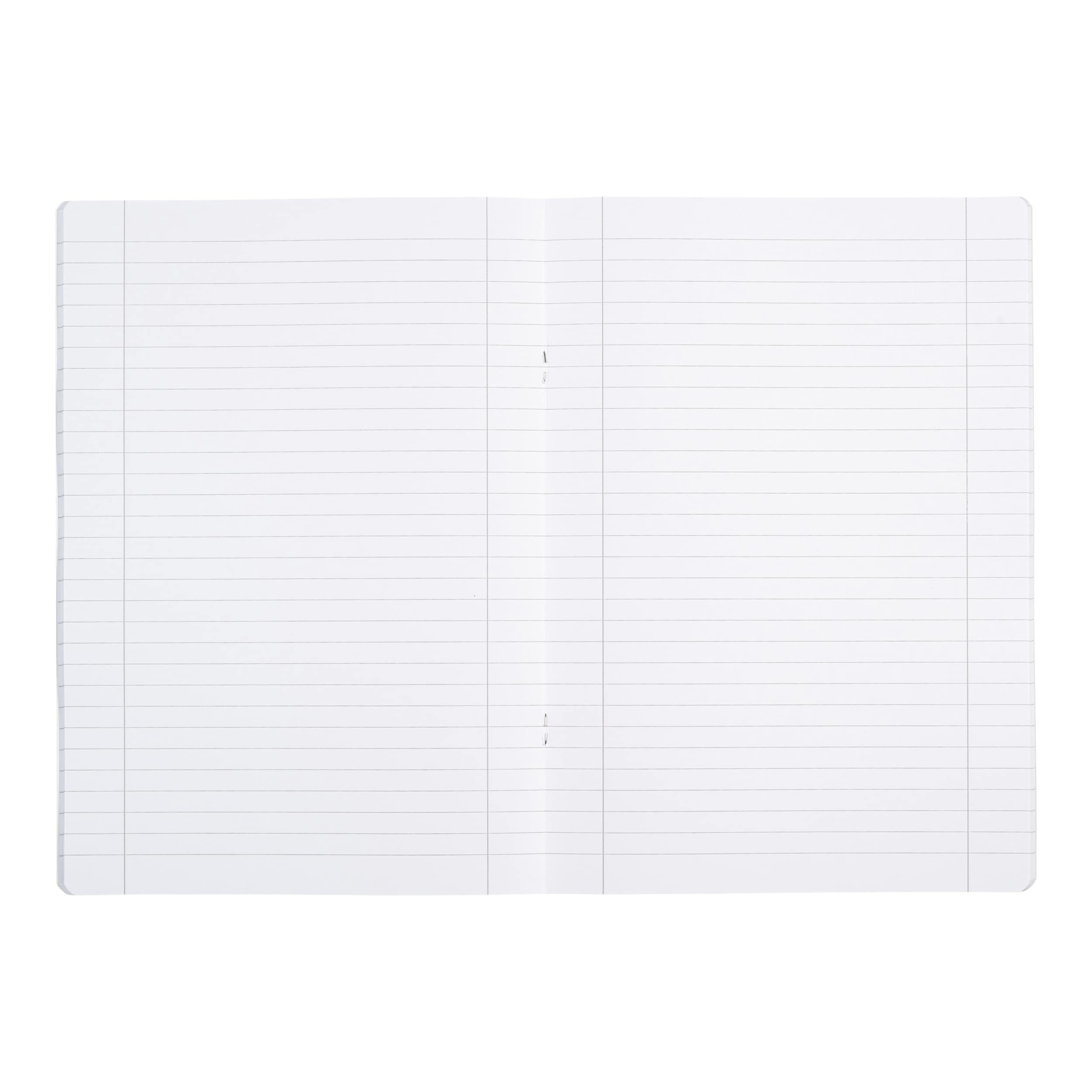 Oxford Schulheft A4, kariert, mit weißem Rand, 32 Blatt, rot, 10 Stück & Schulheft A4, liniert, mit Doppelrand, 32 Blatt, blau, 10 Stück
