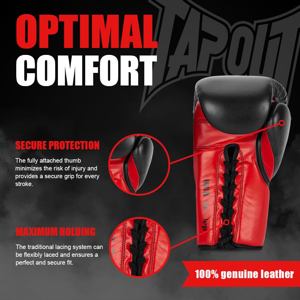 Tapout Guantoni da boxe in pelle (1 paio) Angelus