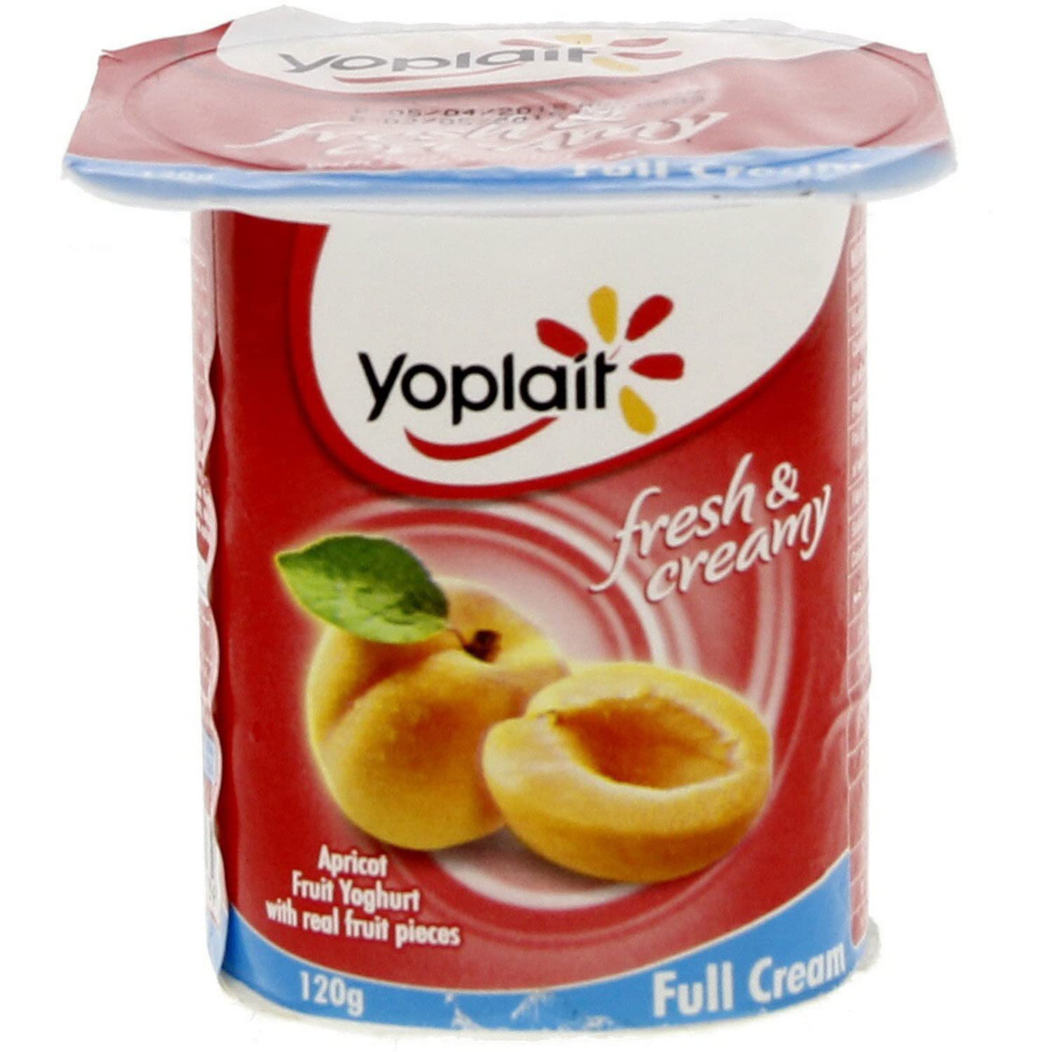 Yoplait Apricot Fruit Yoghurt Full Cream 120g