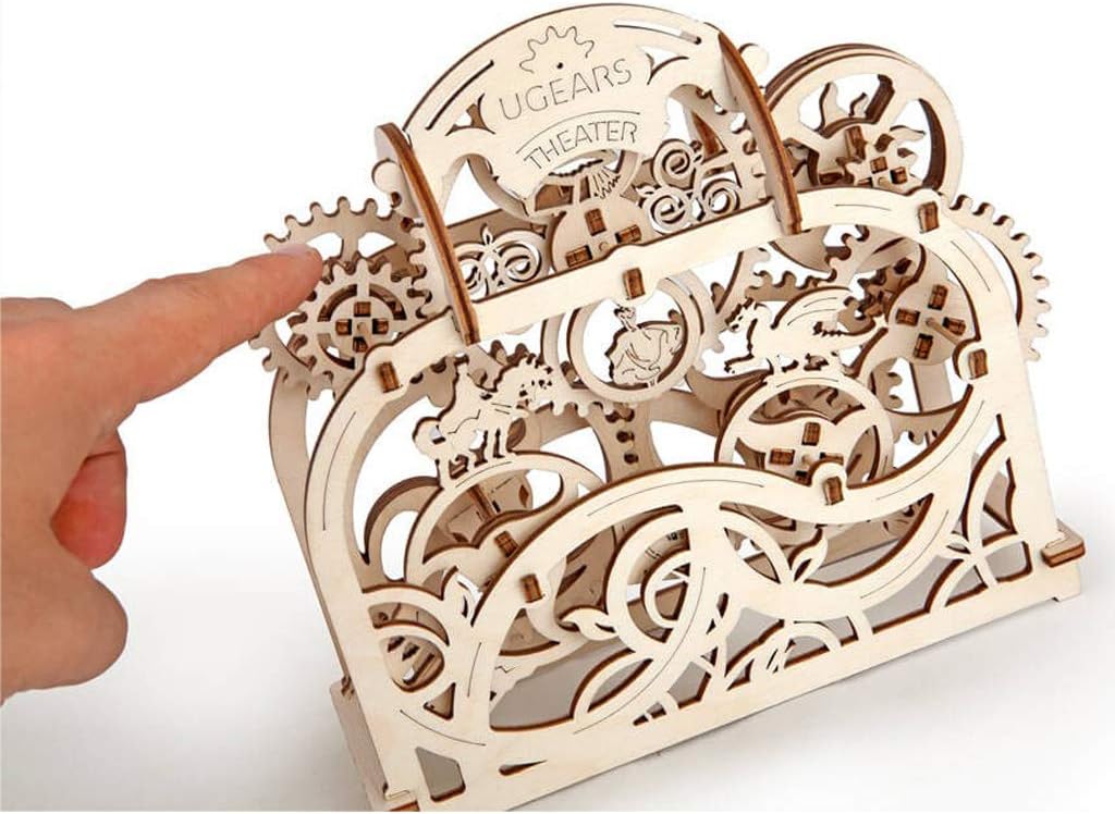 UGEARS - Theater, 3D Wood Mounting Kit Without Glue (Theatre)