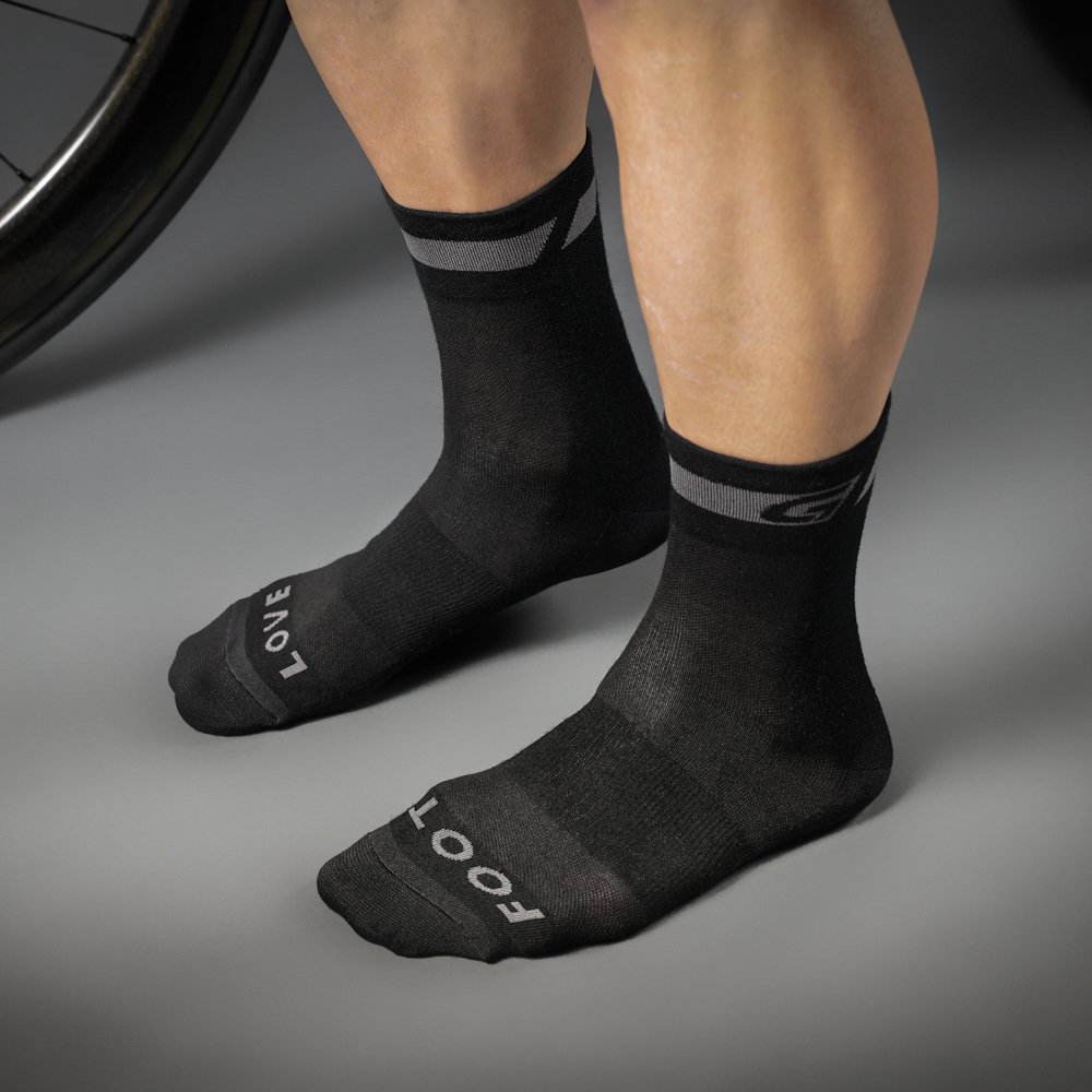 GripGrab 3-Pack Chaussettes Merino Regular Cut Chaussettes de vélo en mérinos Mixte (Lot de 1)