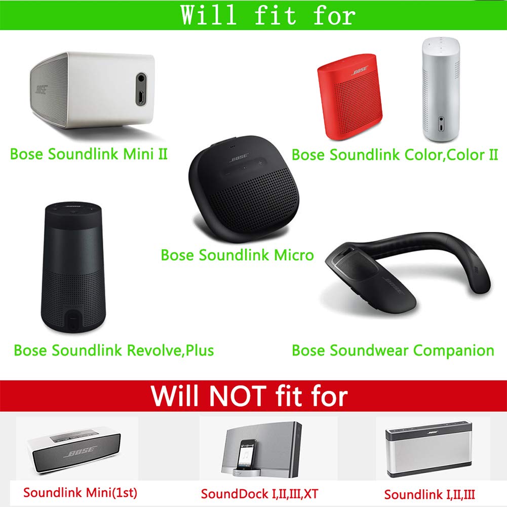 Caricatore adattatore per Bose SoundLink Color Altoparlante portatile per Bose SoundLink Mini II SoundLink Micro Soundwear Companion Wearable Speaker