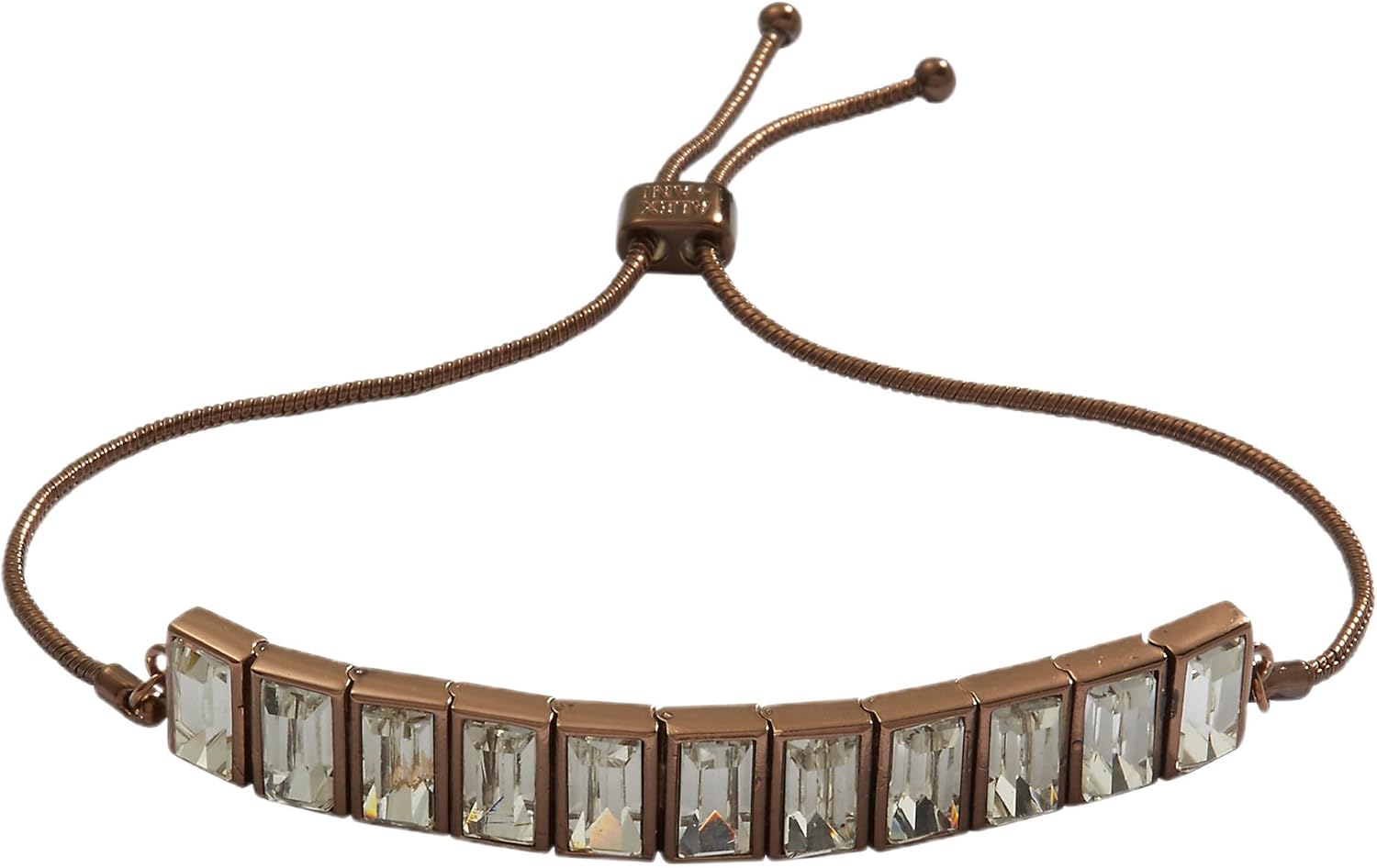 Alex and Ani Baguette Crystal Tennis Bracelet