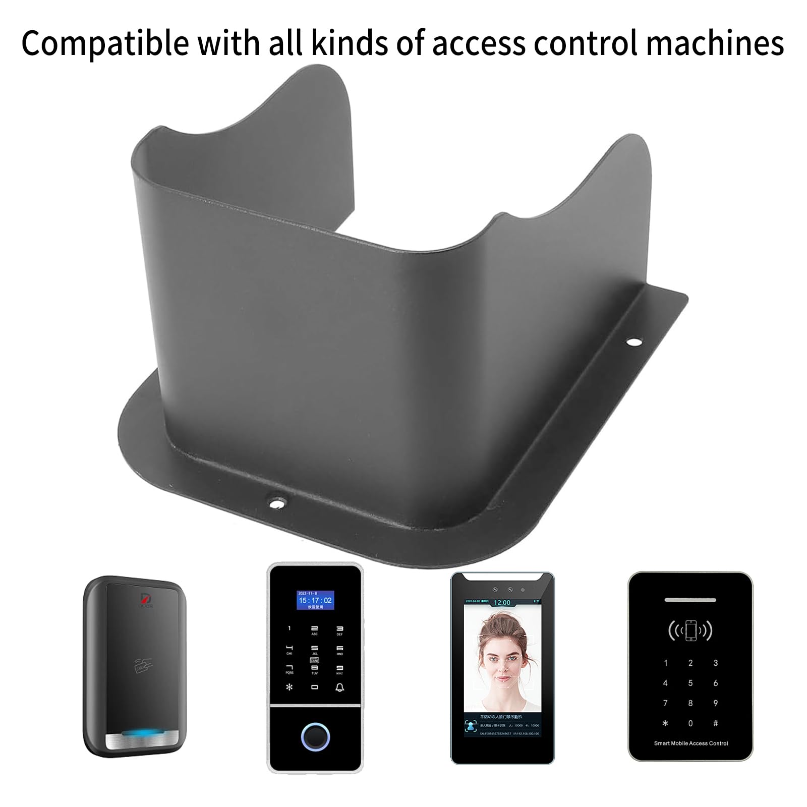 Protector de lluvia para timbre de puerta, cubierta de timbre de puerta, protector de cerradura de puerta, compatible con todos los tipos de sistemas de intercomunicación de control de acceso