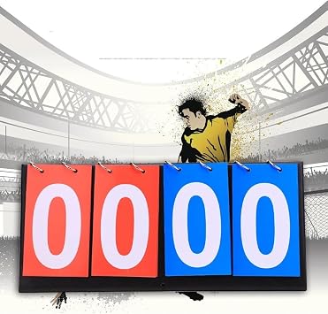 Scoreboard Digit Score Keeper Foldable Referee Coach Board Sports Competition Scoreboard For Table Tennis Basketball Badminton