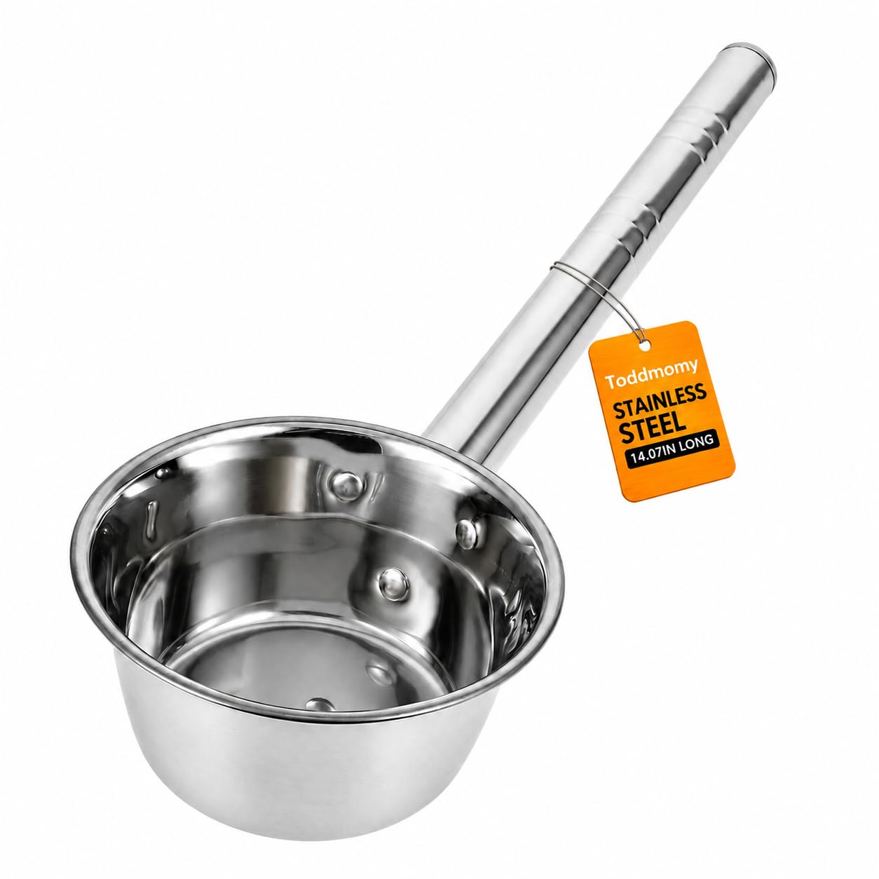 Toddmomy Louche à eau à long manche en acier inoxydable pour le jardin, la cuisine, la salle de bain