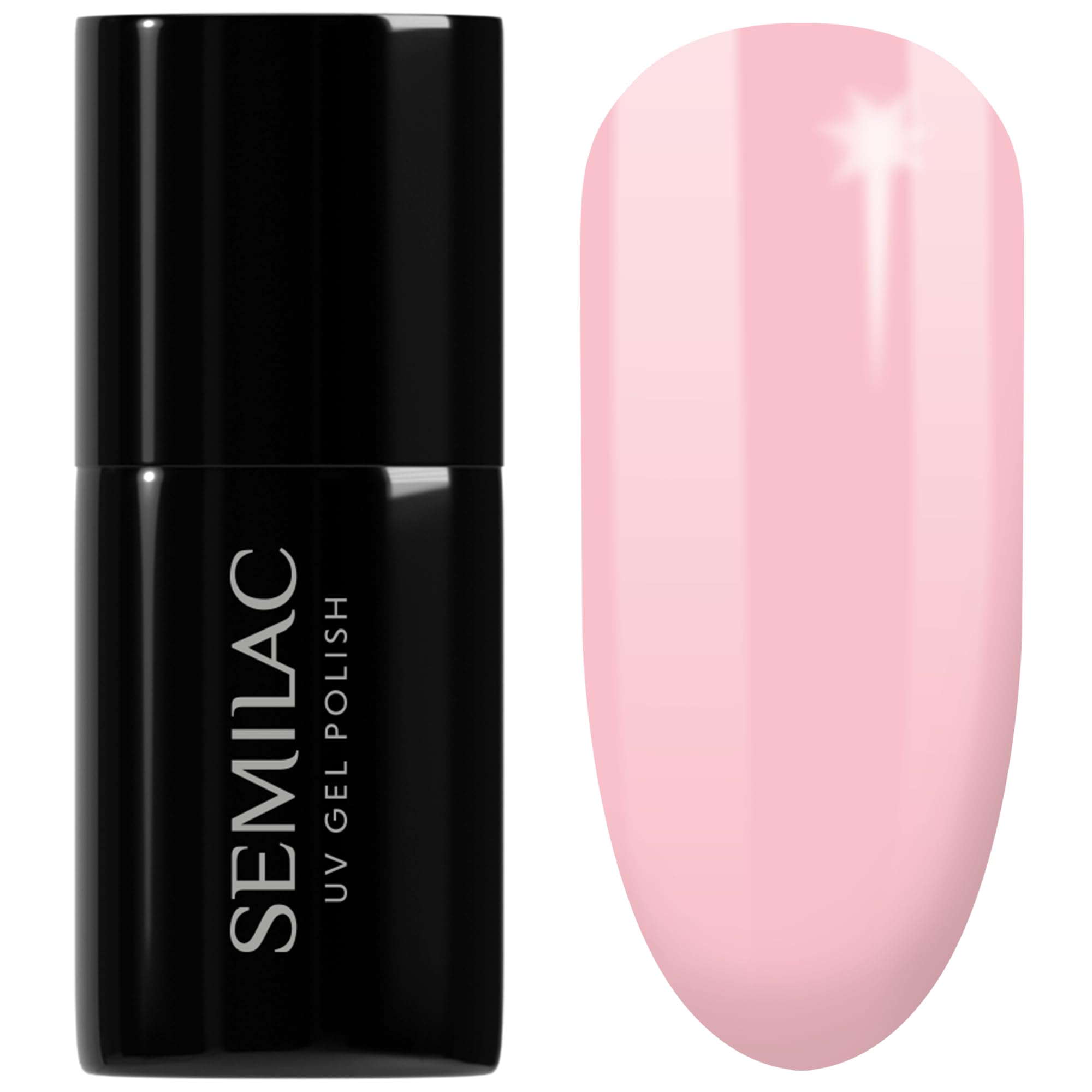 SEMILAC Gel Nail Polish 512 Lalalove - Full Coverage Gel Polish - Soak Off Easy To Use LED/UV Nail Lamp - Long Lasting Manicure and Pedicure up to 3 weeks