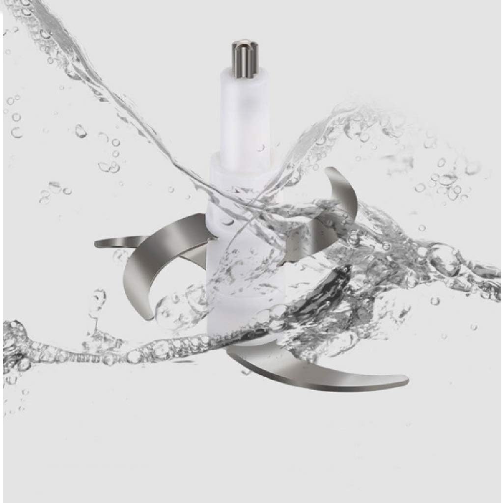 Metal Meat Grinder-Mini Chopper Mini Food Processor - Energy Saver with Turbo -Food Capacity Glass Bowl