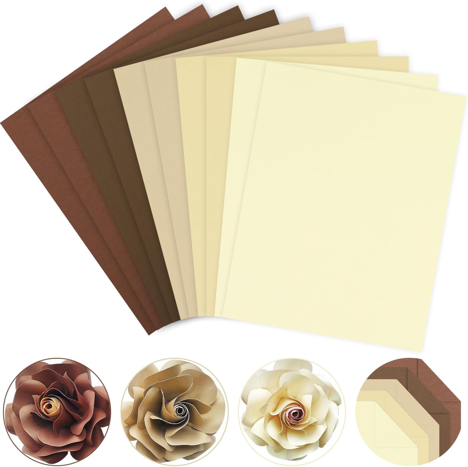 JAM PAPER Parchment 65lb Cardstock 8.5 x 11 Coverstock