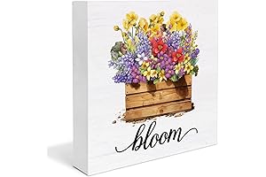 Spring Sign - Spring Decor Spring Floral Bloom