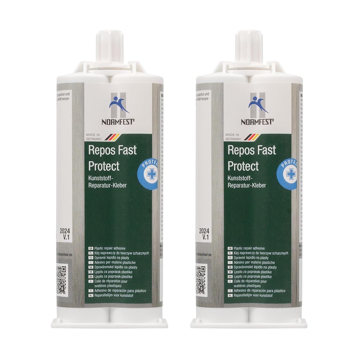 Normfest Repos Fast 2K Kunststoff-Kleber 2x50 ML