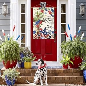 AVOIN colorlife Memorial Day Patriotic 4th of July House Flag 28x40 Inch Double Sided Outside, Flowers Cross Yard Outdoor Decoration AVOIN colorlife Memorial Day Patriotic 4th of July House Flag 28×40 Inch Double Sided Outside Flowers Cross Yard Outdoor Decoration