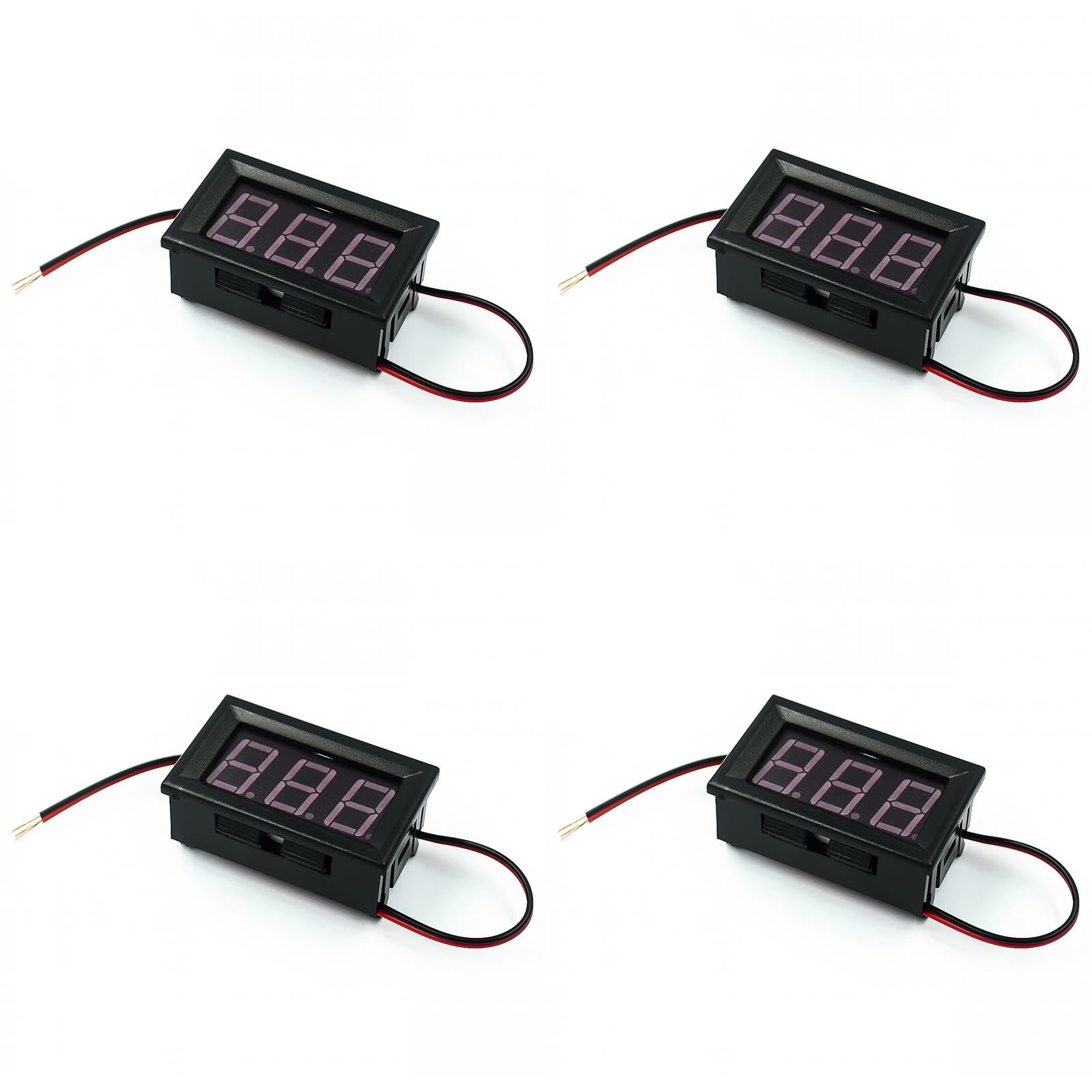 (4 pc) Pro3D 0.56inch Two Wire LED Display Digital DC Voltmeter - RED (B0D4QKLDGC) Amazon Price History, Amazon Price Tracker