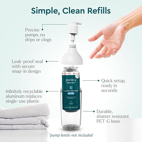 Miniatura 22 de Puracy Detergente para ropa – Detergente líquido alimentado por enzimas, detergente natural para ropa visto en TikTok, no tóxico