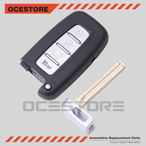 Miniatura 6 de OCESTORE SY5HMFNA04 4-btn - Llavero de coche sin llave para 2010-2012 Borrego Forte Optima