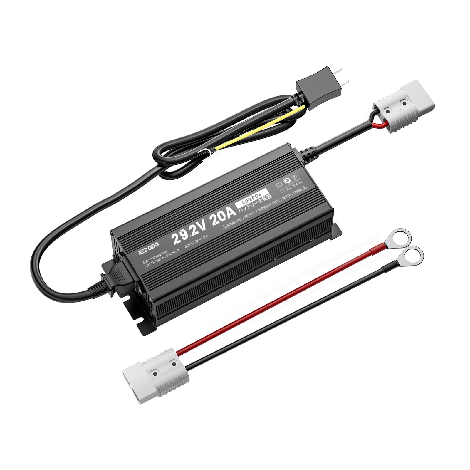 REDODO LiFePO4 バッテリー充電器 Amazon.co.jp: Redodo 14.6V 10A リン酸鉄リチウムイオンバッテリー