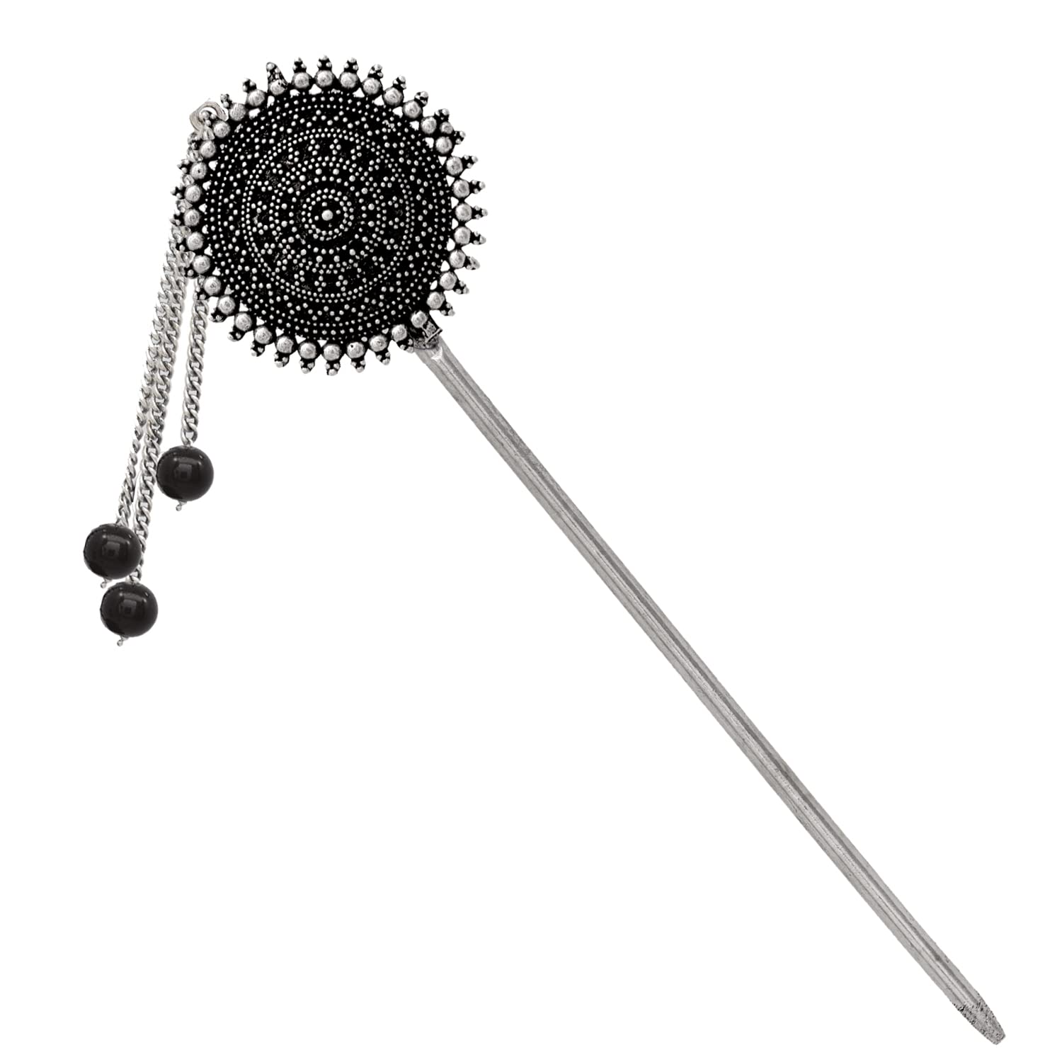 See full amazon price history chart for V L IMPEX Silver Plated Designer Hair Stick for Bun, Antique Bun Sticks for Girls (VLHP26BLK) V L IMPEX Silver Plated Designer Hair Stick for Bun, Antique Bun Sticks for Girls (VLHP26BLK) (B09JZP3NR1) Amazon Price History, Amazon Price Tracker