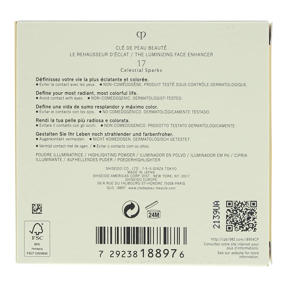 Clé De Peau Beauté Luminizing Face Enhancer 17 Celestial Sparks Highlighter 9.9g, Clear - Image 2